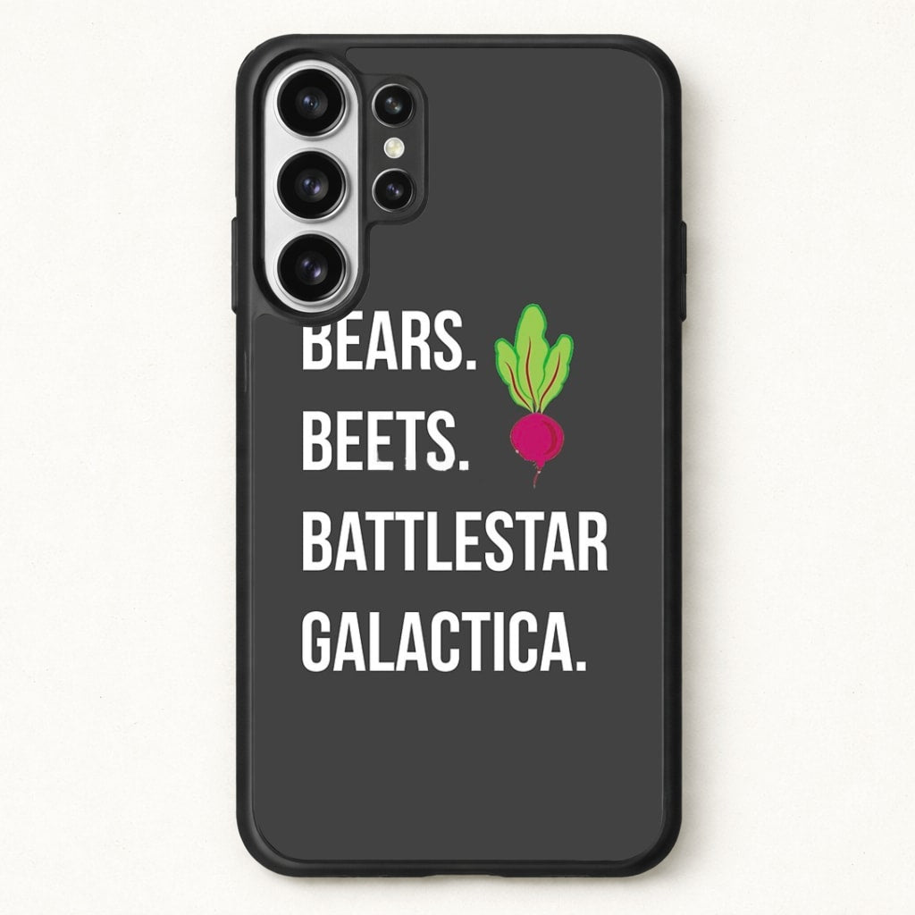 Bears. Beets. Battlestar Galactica Illustration Phone Case for Galaxy S26 Ultra