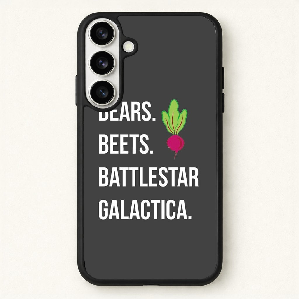Bears. Beets. Battlestar Galactica Illustration Phone Case for Galaxy S26