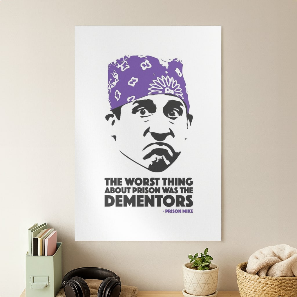 Prison Mike vs The Dementors Poster