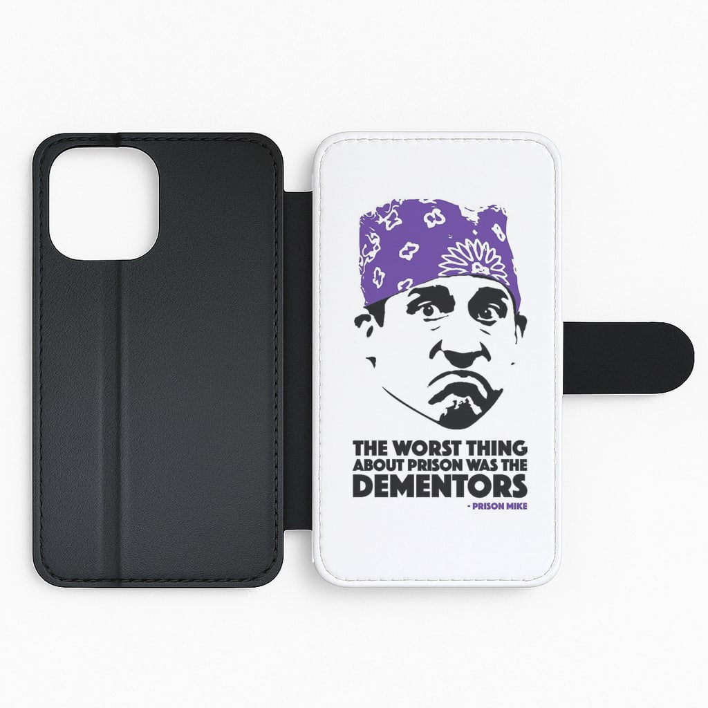 Prison Mike vs The Dementors Flip Wallet Phone Case