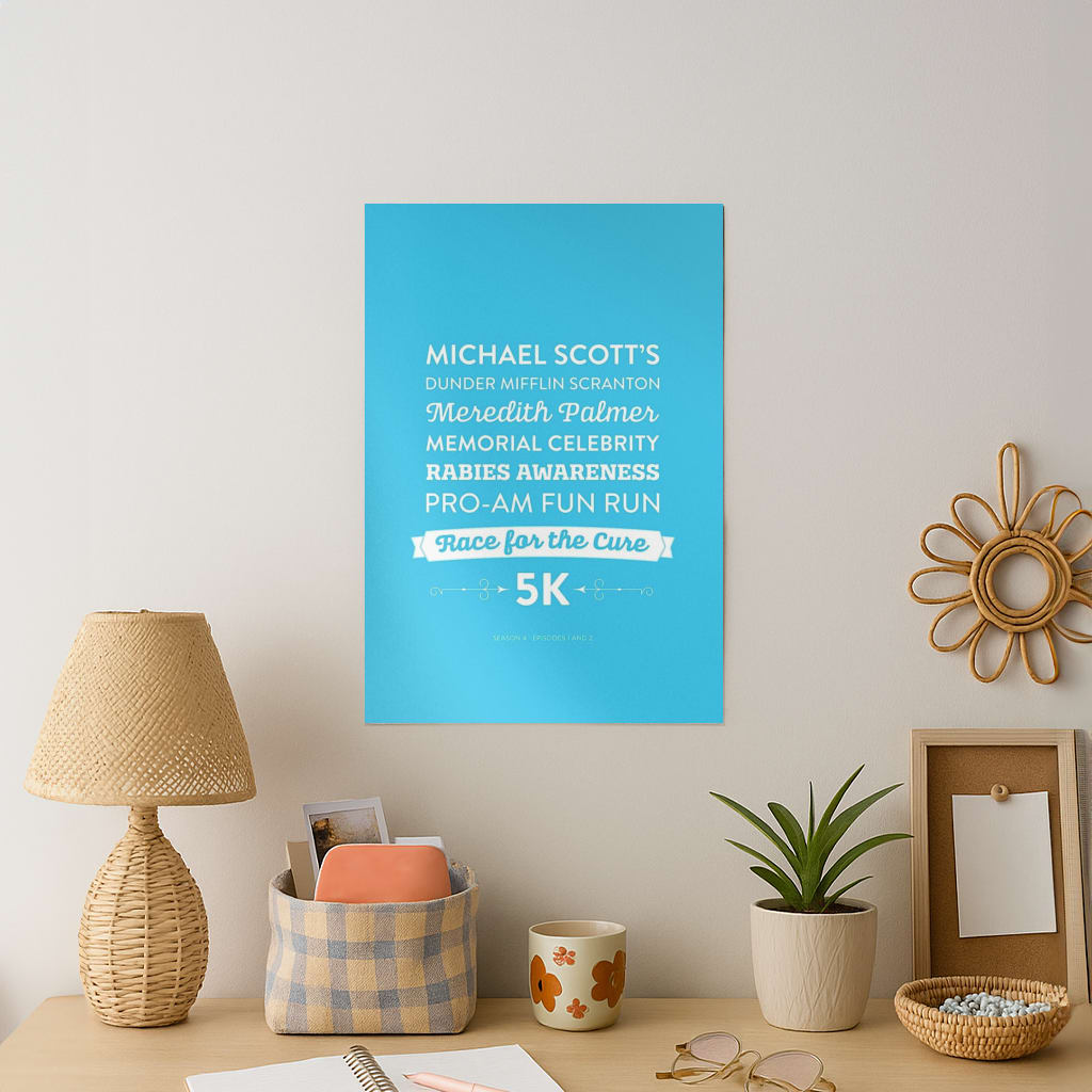 Rabies Awareness Fun Run Art Print