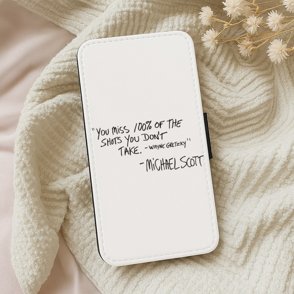 Michael Scott Quote Wallet Phone Case