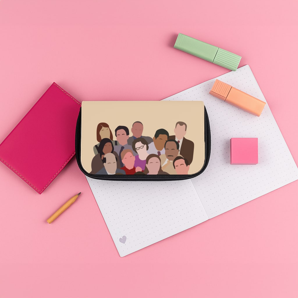 Office Characters Pencil Case
