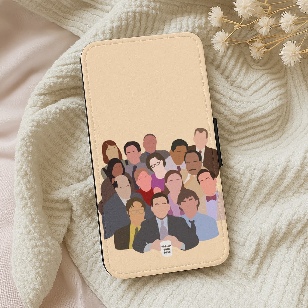 Office Characters Wallet Phone Case