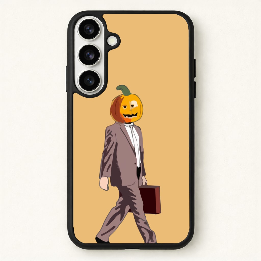 Dwight Pumpkin Head Phone Case for Galaxy S26 Plus