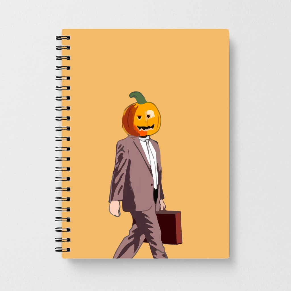 Dwight Pumpkin Head - The Office Notebook