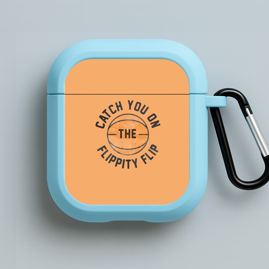 Catch You On The Flippity Flip Blue AirPods Case