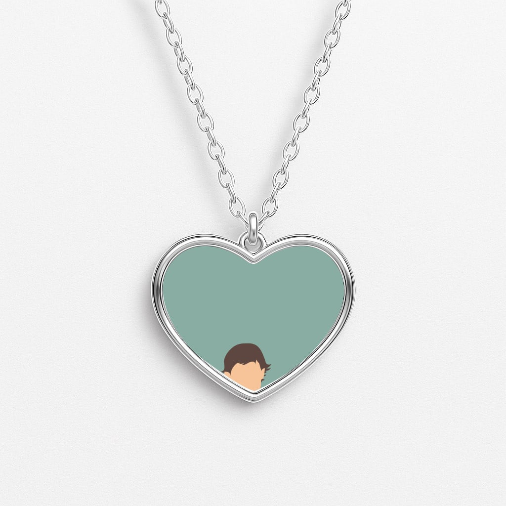 Jim's Tea Pot For Pam Heart Necklace