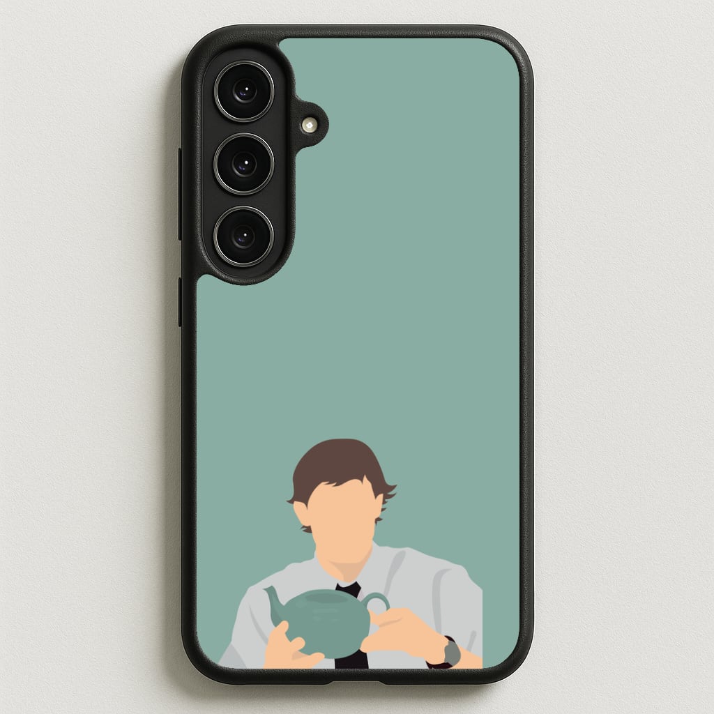 Jim's Tea Pot For Pam Phone Case for Galaxy S25FE
