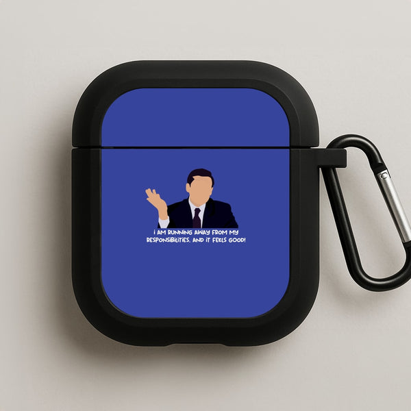 I Am Running Away From My Responsibilities AirPods Case