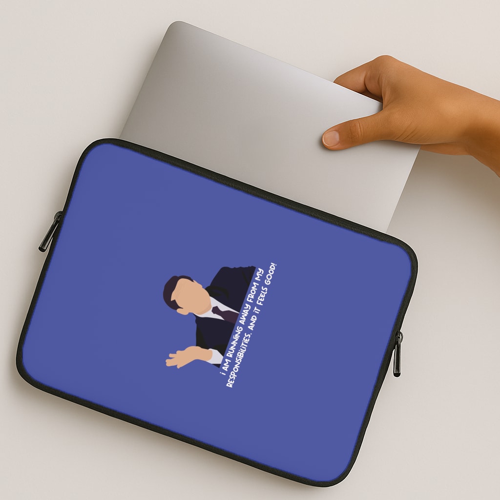 I Am Running Away From My Responsibilities MacBook Case
