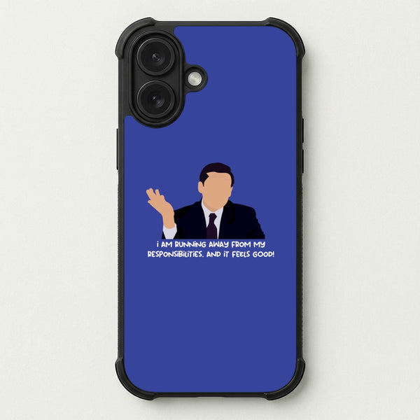 I Am Running Away From My Responsibilities Phone Case — Bumper case