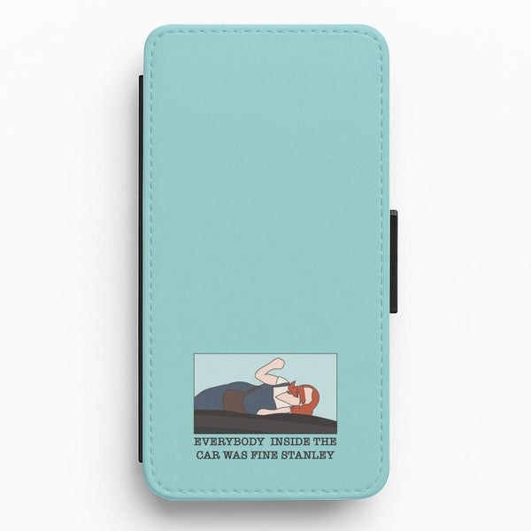 Everybody Inside The Car Was Fine Stanley Flip / Wallet Phone Case