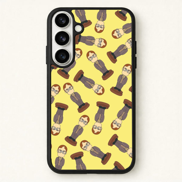 Dwight Pattern Phone Case for Galaxy S26 Plus