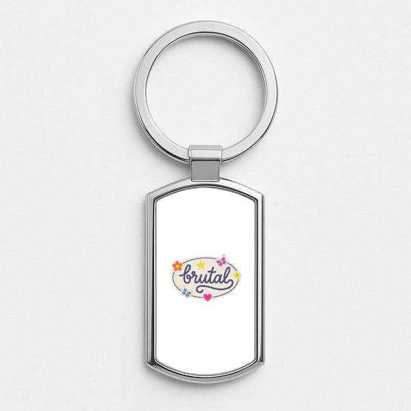 Silver Metal Keyring