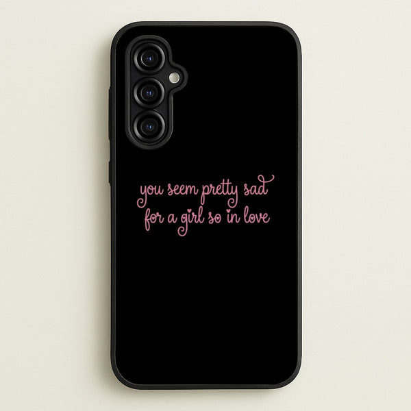 Pretty Sad - Olivia Rodrigo Phone Case - Galaxy A54 / Standard