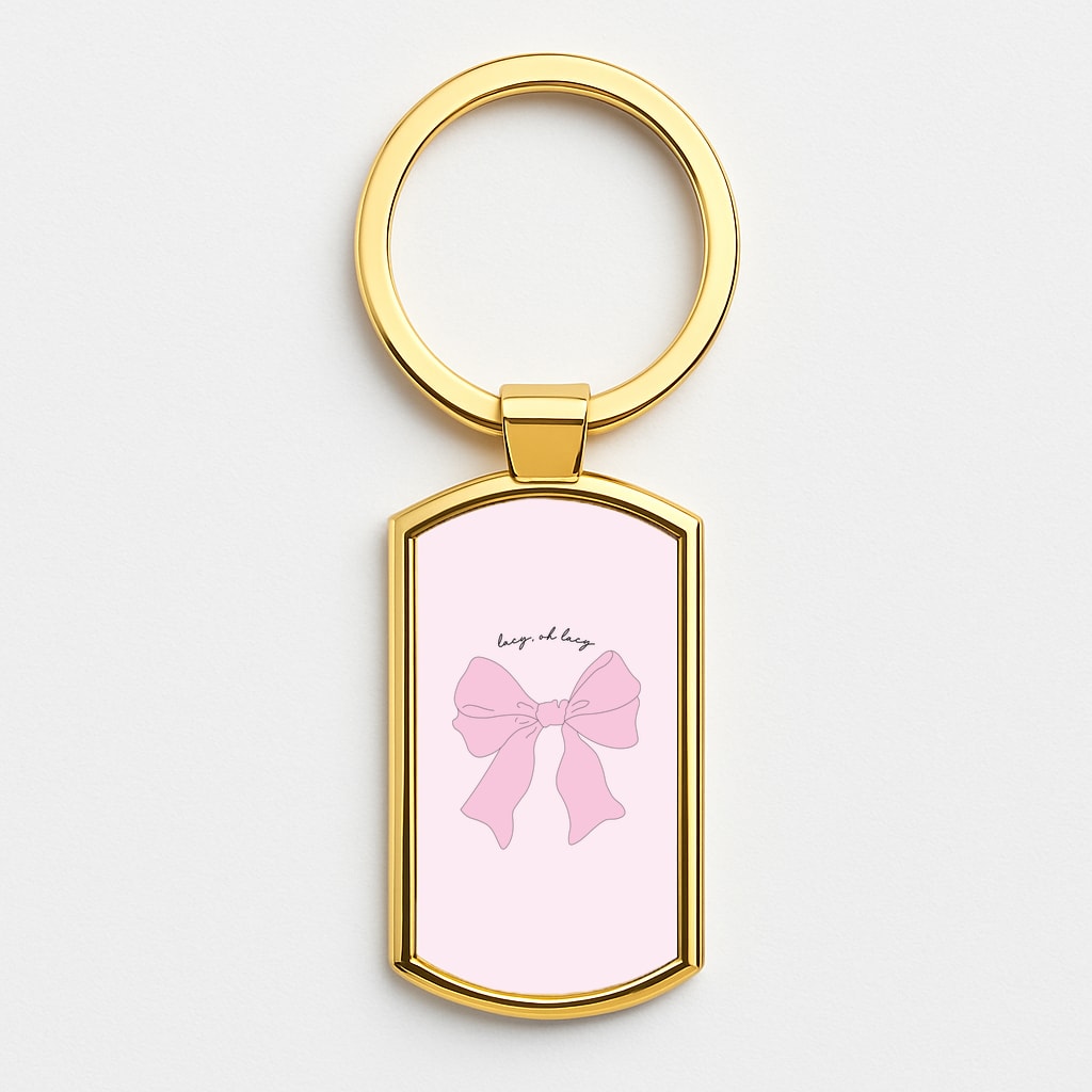 Lacy- Olivia Gold Keyring