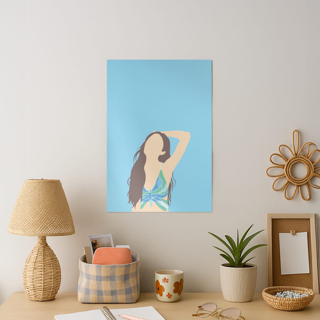Butterfly Top - Olivia Art Print
