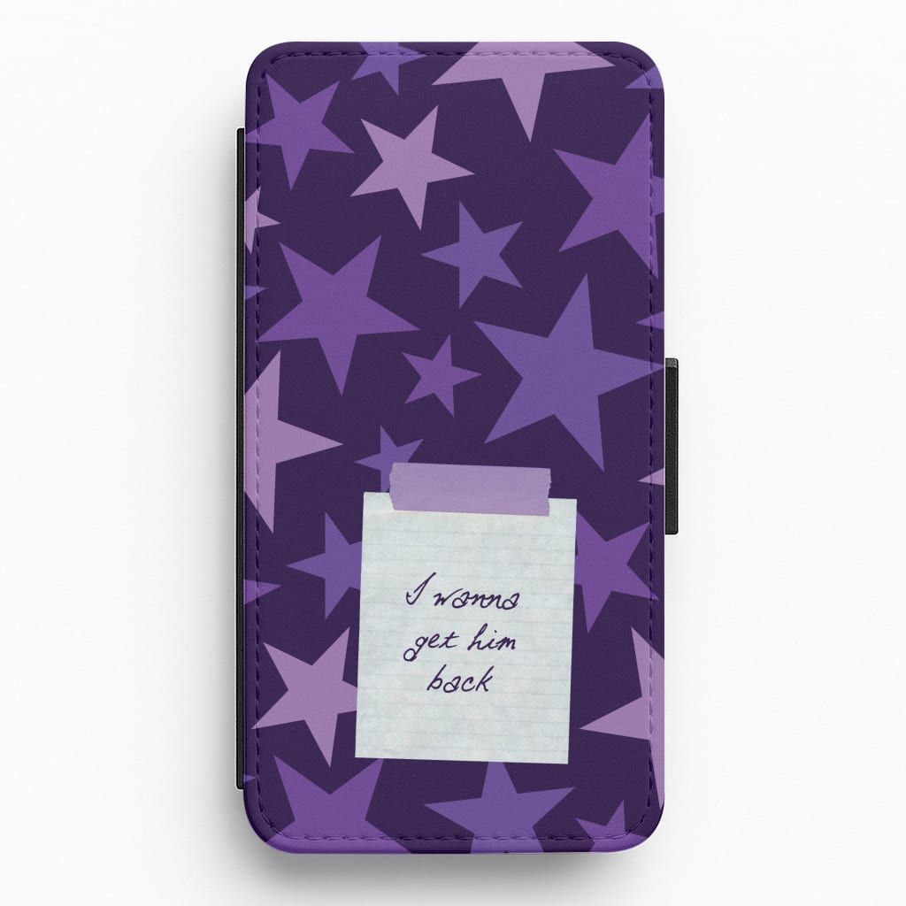 I Wanna Get Him Back Flip / Wallet Phone Case