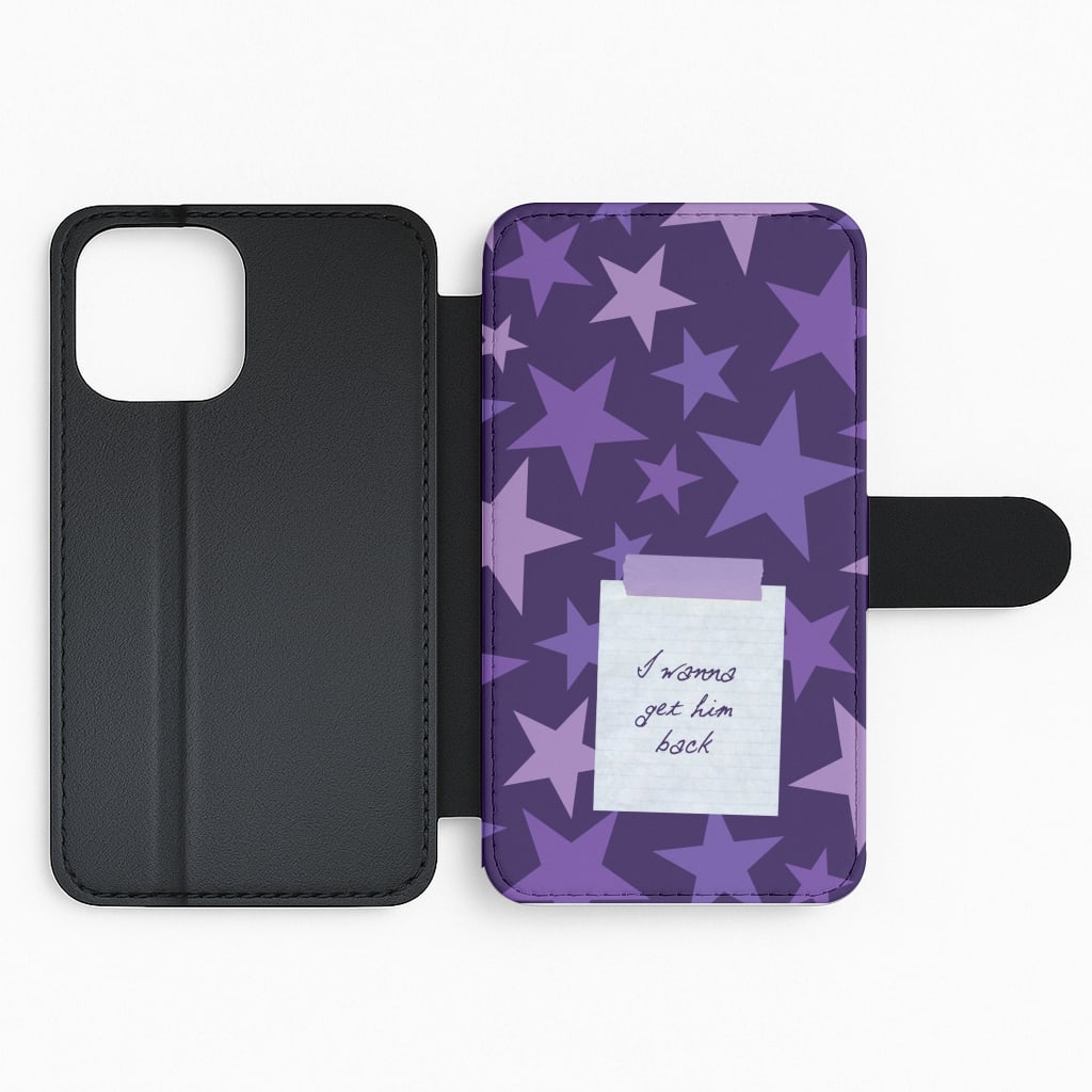 I Wanna Get Him Back Flip Phone Case