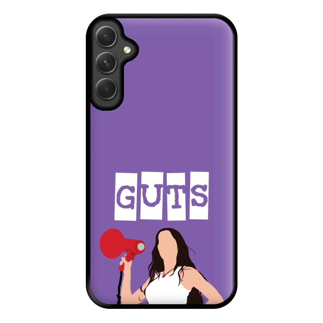 Olivia Red Megaphone Phone Case for Galaxy A34