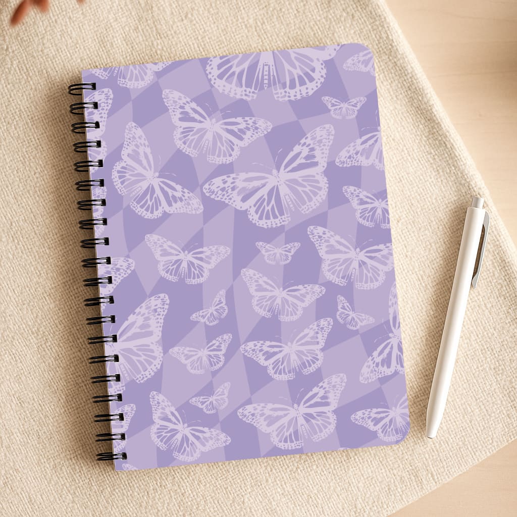 Abstract Butterflies Pattern Notepad