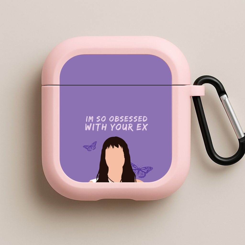 Obsessed With Your Ex Pink AirPods Case