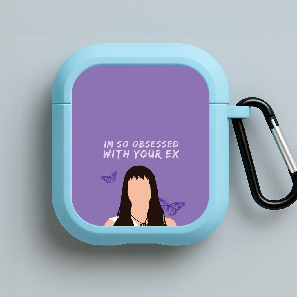 Obsessed With Your Ex Blue AirPods Case