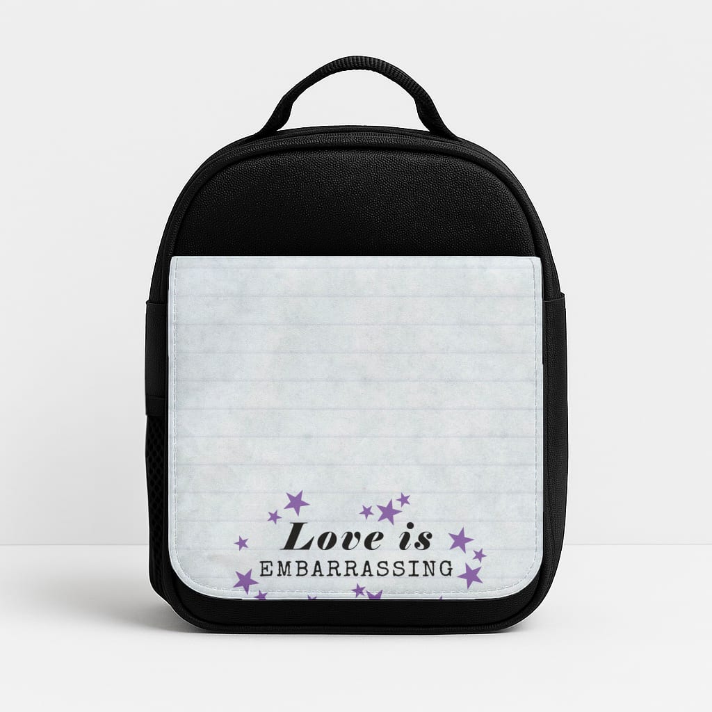 Love Is Embarrassing Note Lunchbox