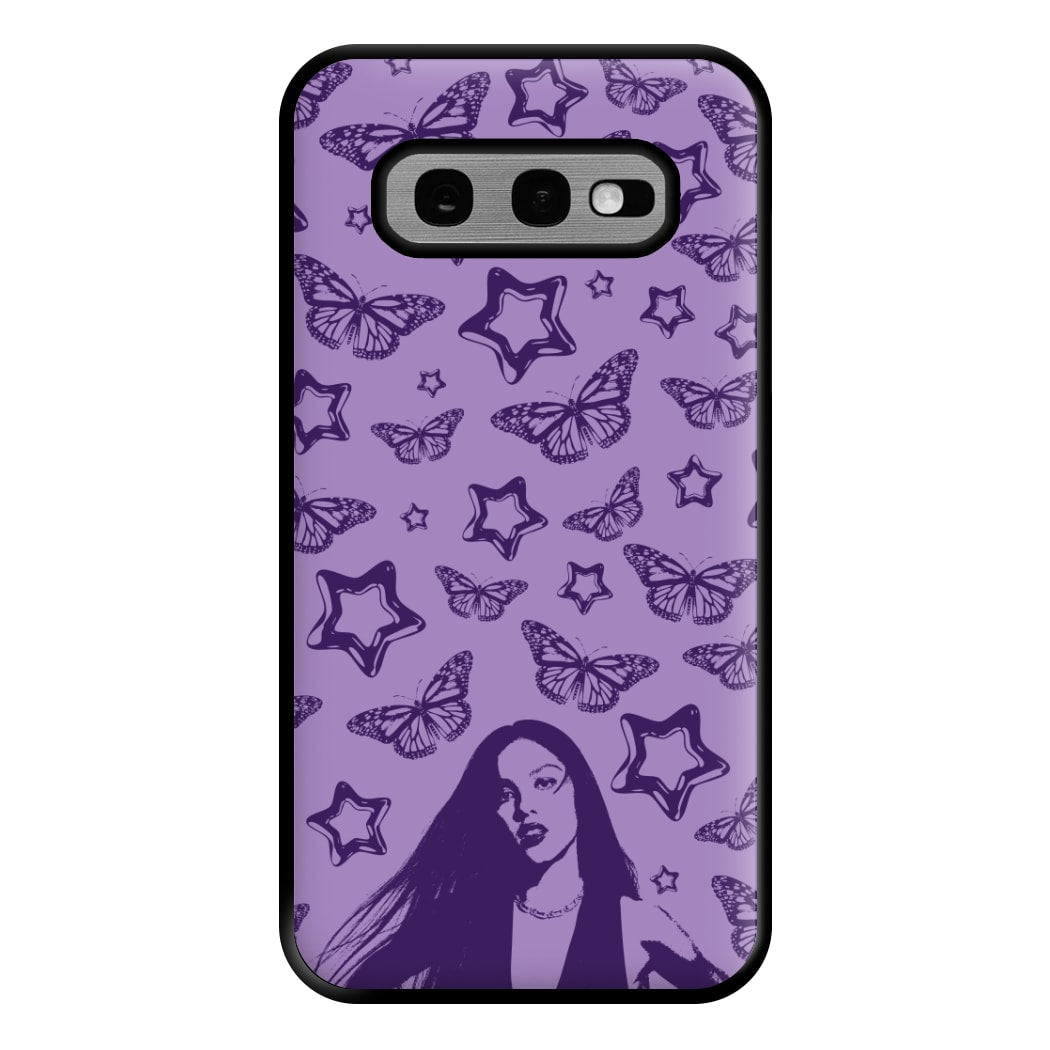 Stars And Butterflies Pattern Phone Case for Galaxy S10e