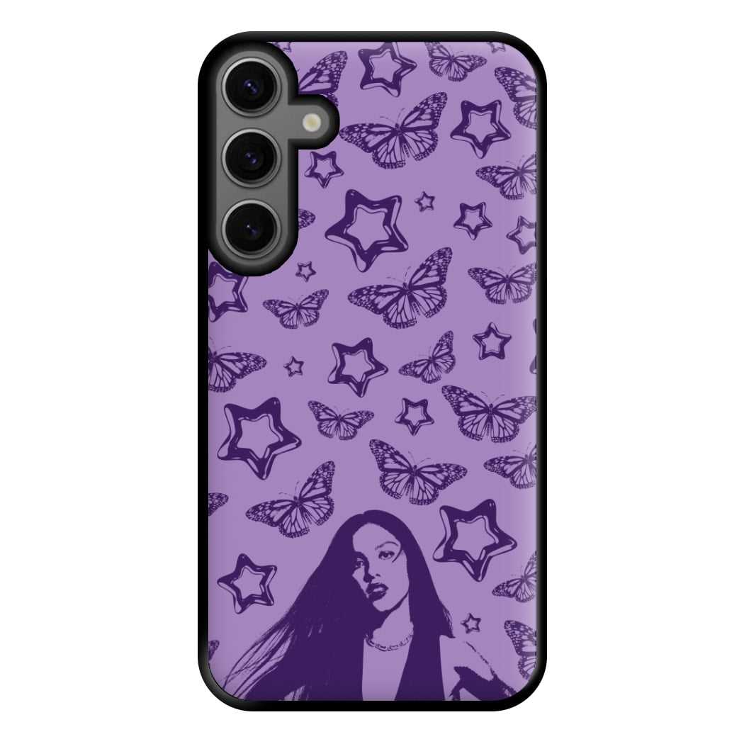 Stars And Butterflies Pattern Phone Case for Galaxy S23FE