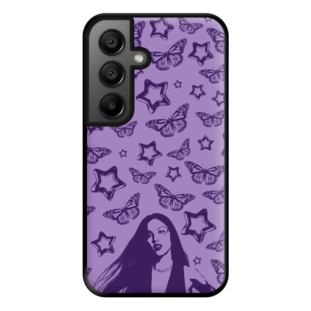Stars And Butterflies Pattern Phone Case for Galaxy A56