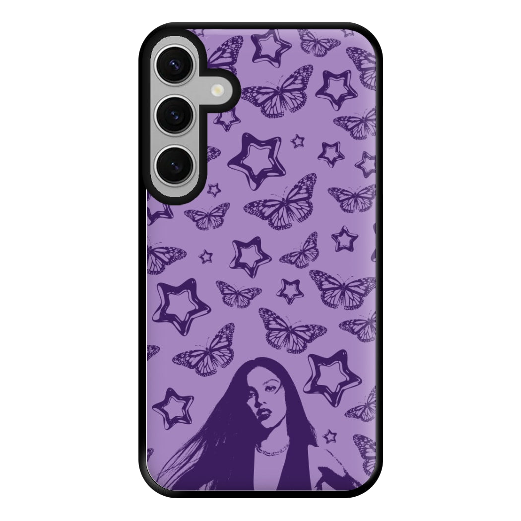 Stars And Butterflies Pattern Phone Case for Galaxy S24FE