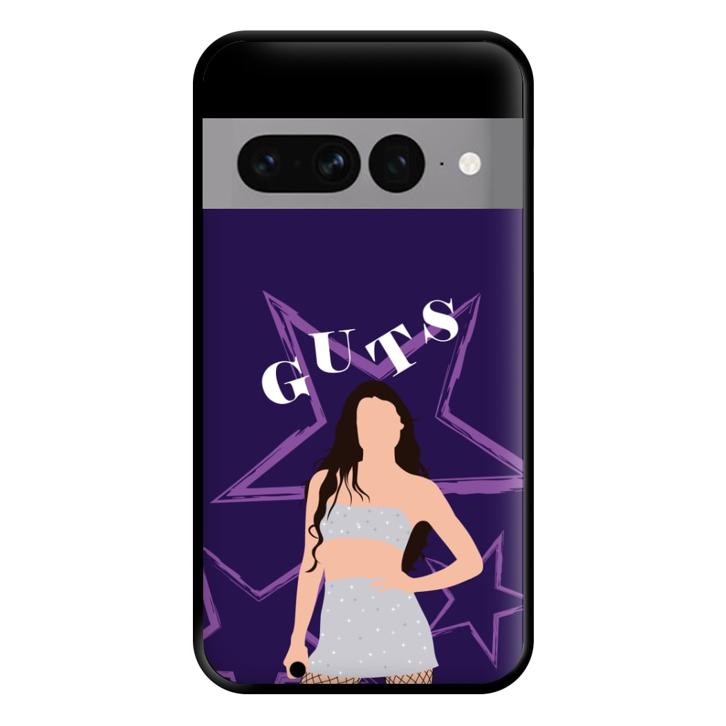Dark Purple Olivia Phone Case for Google Pixel 7 Pro