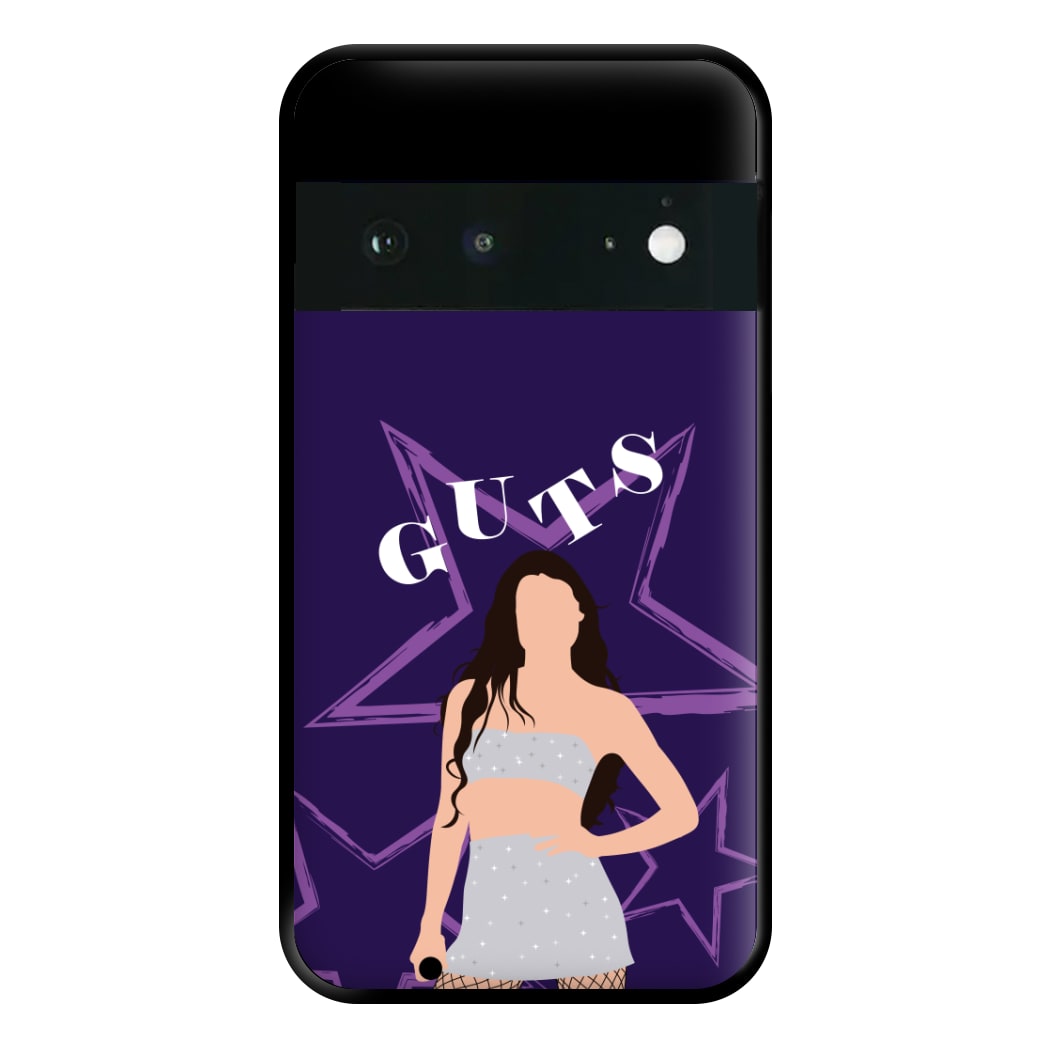 Dark Purple Olivia Phone Case for Google Pixel 6a