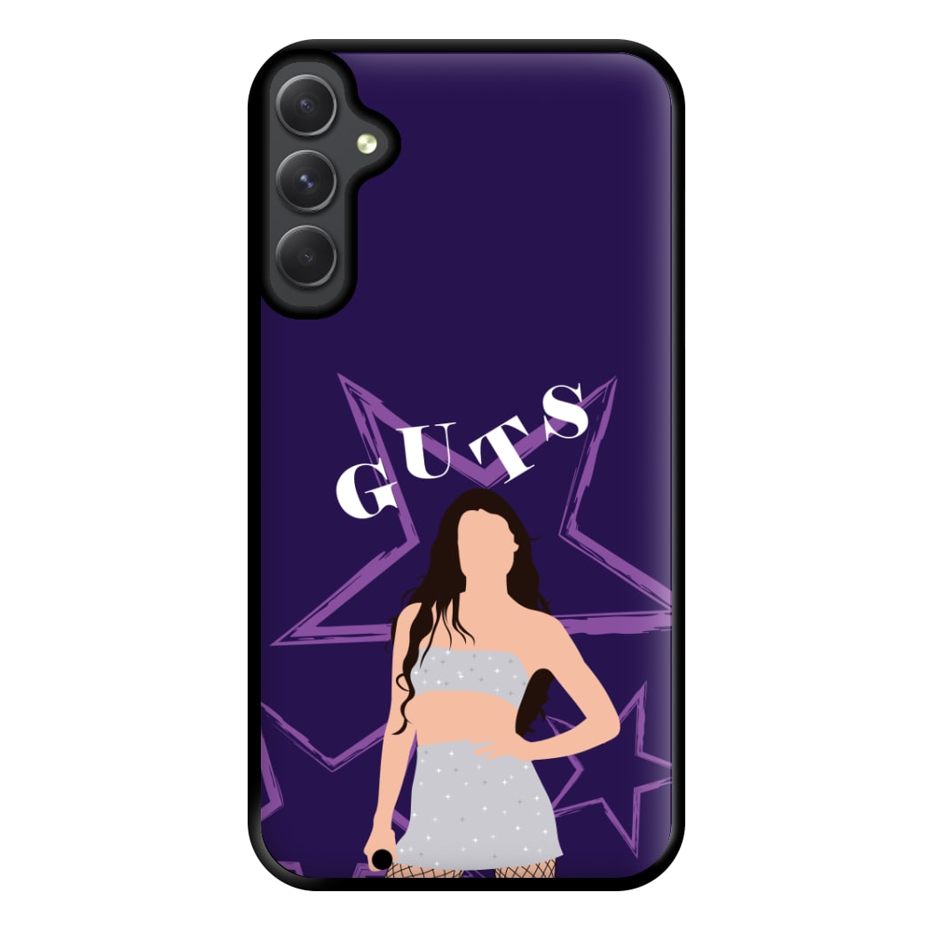 Dark Purple Olivia Phone Case for Galaxy A54