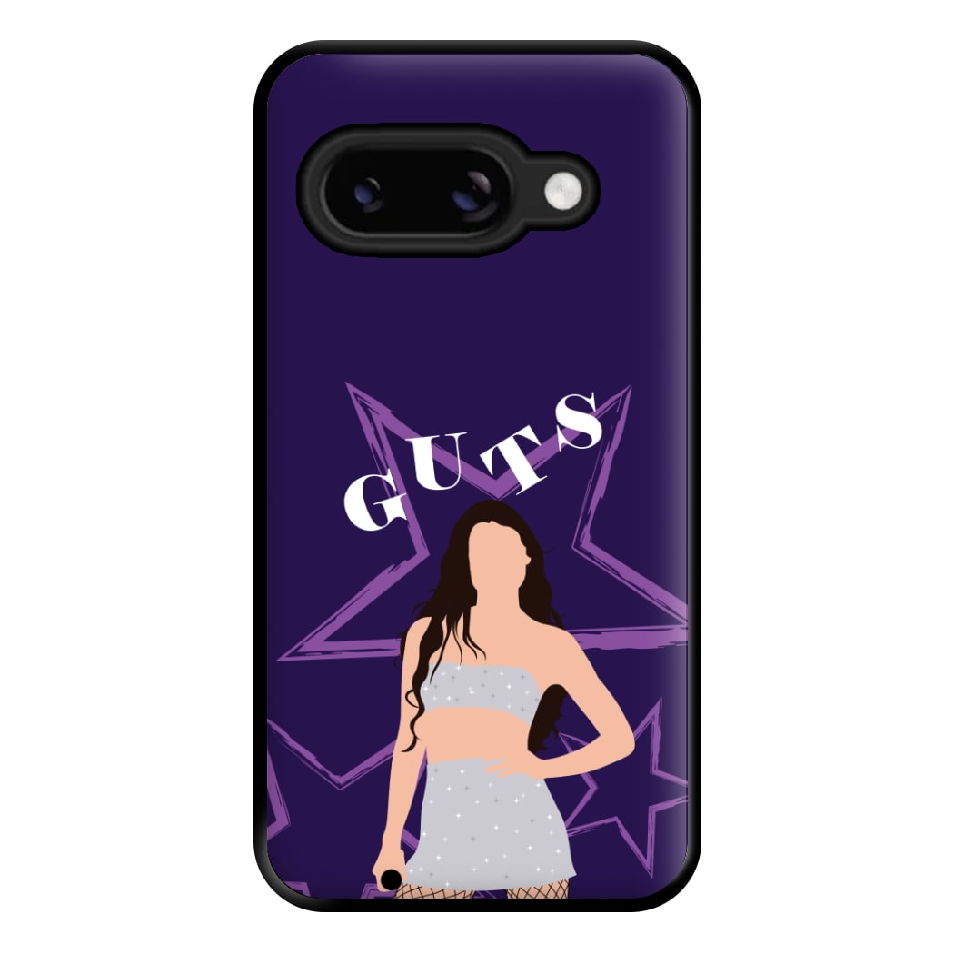 Dark Purple Olivia Phone Case for Google Pixel 8a