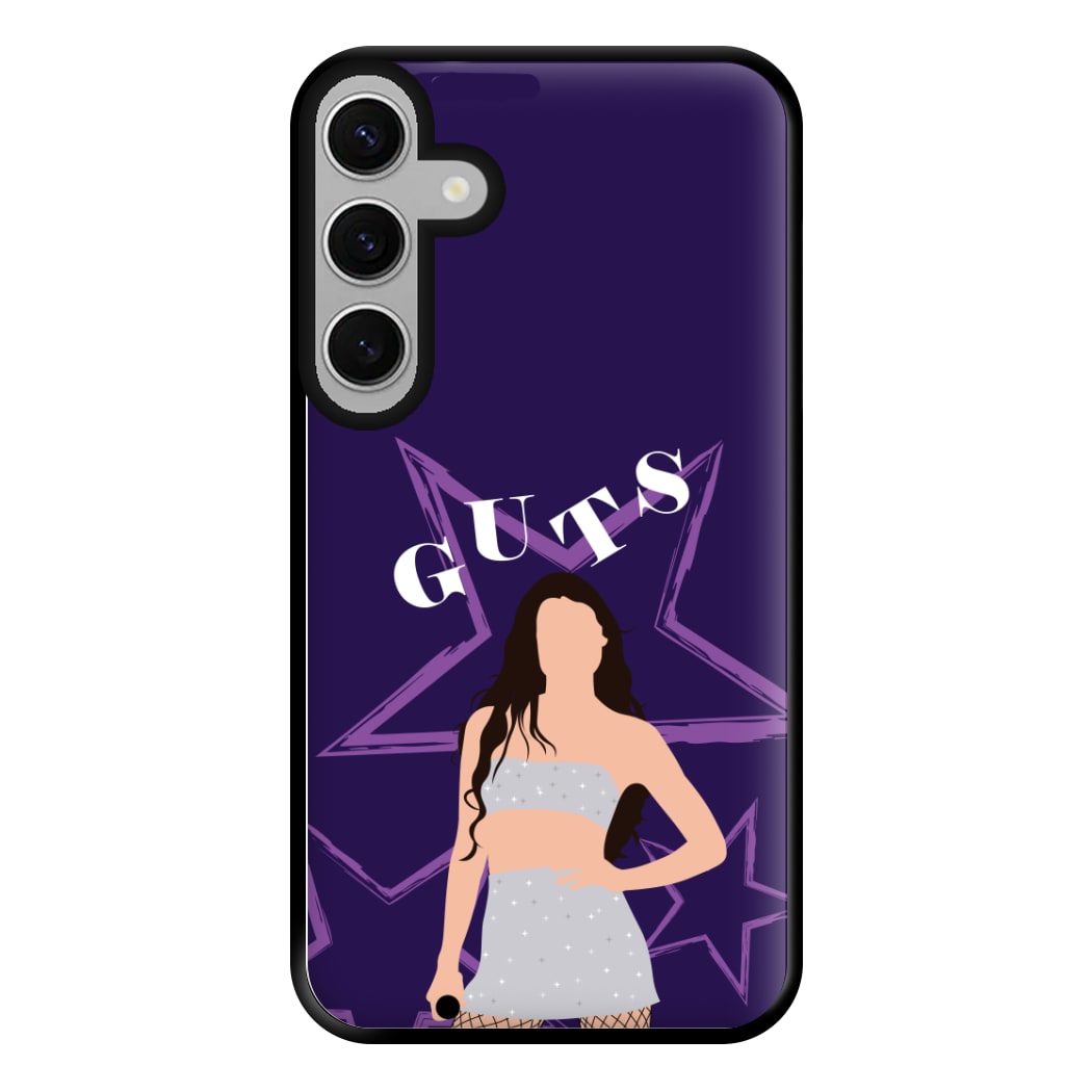 Dark Purple Olivia Phone Case for Galaxy S24FE