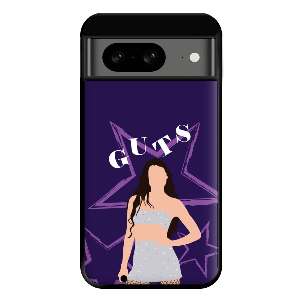 Dark Purple Olivia Phone Case for Google Pixel 8