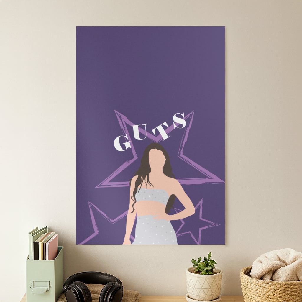 Dark Purple Olivia Poster