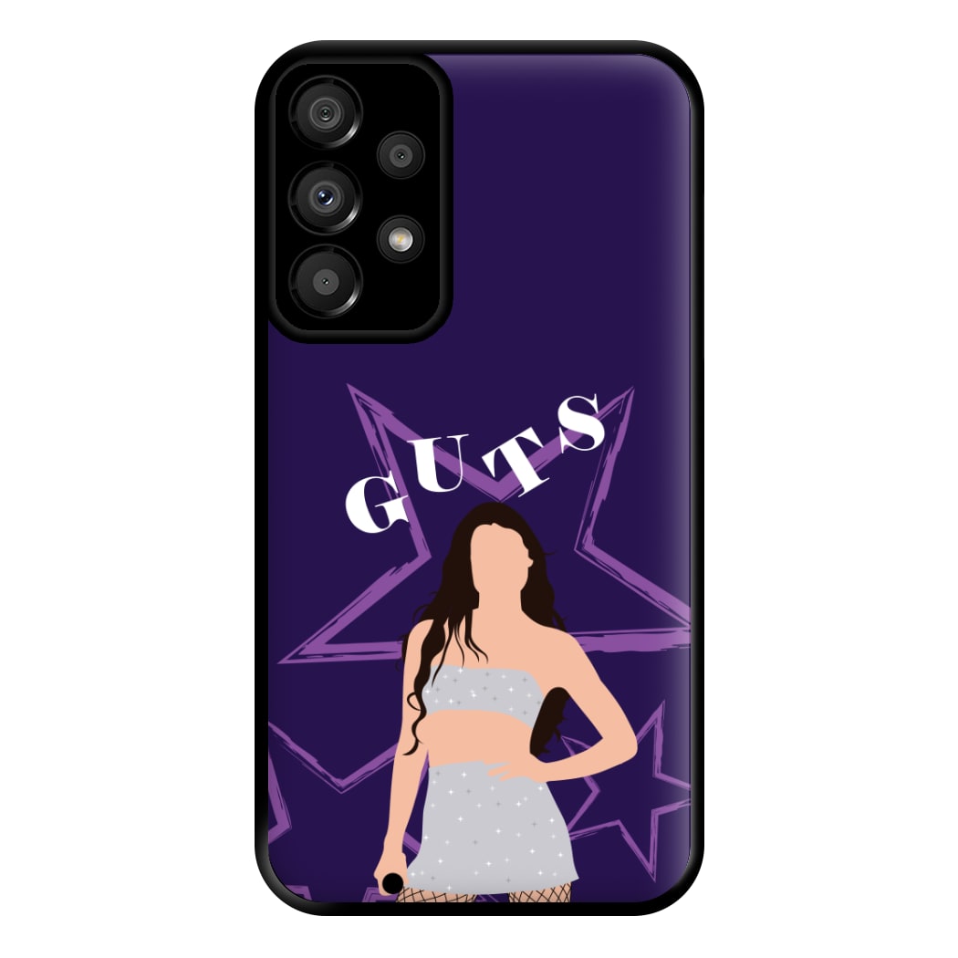 Dark Purple Olivia Phone Case for Galaxy A33