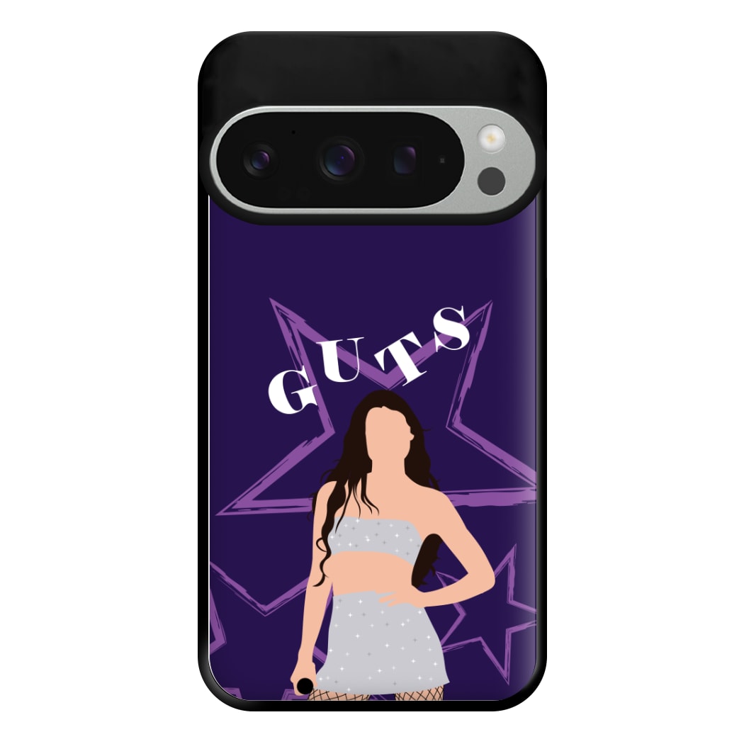 Dark Purple Olivia Phone Case for Google Pixel 9 Pro XL
