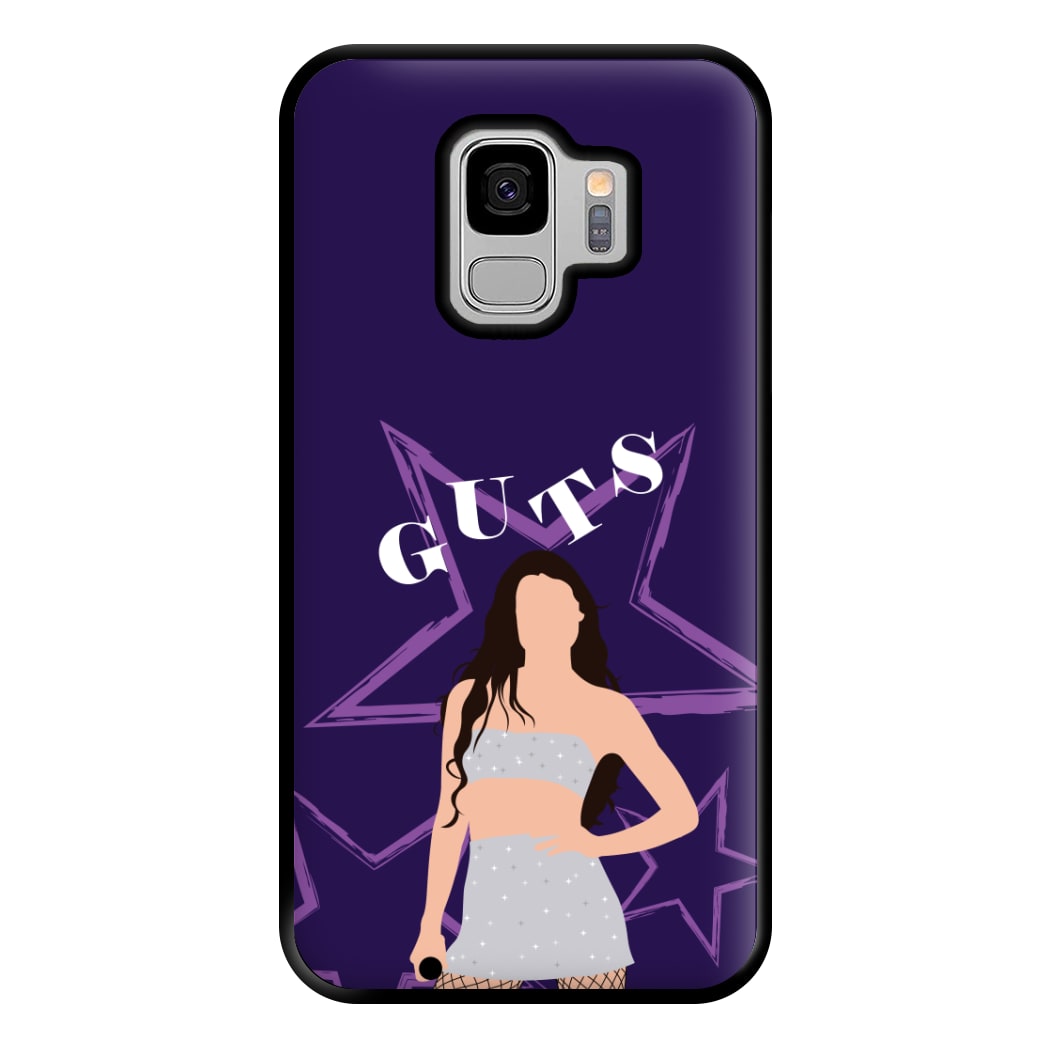 Dark Purple Olivia Phone Case for Galaxy S9 Plus