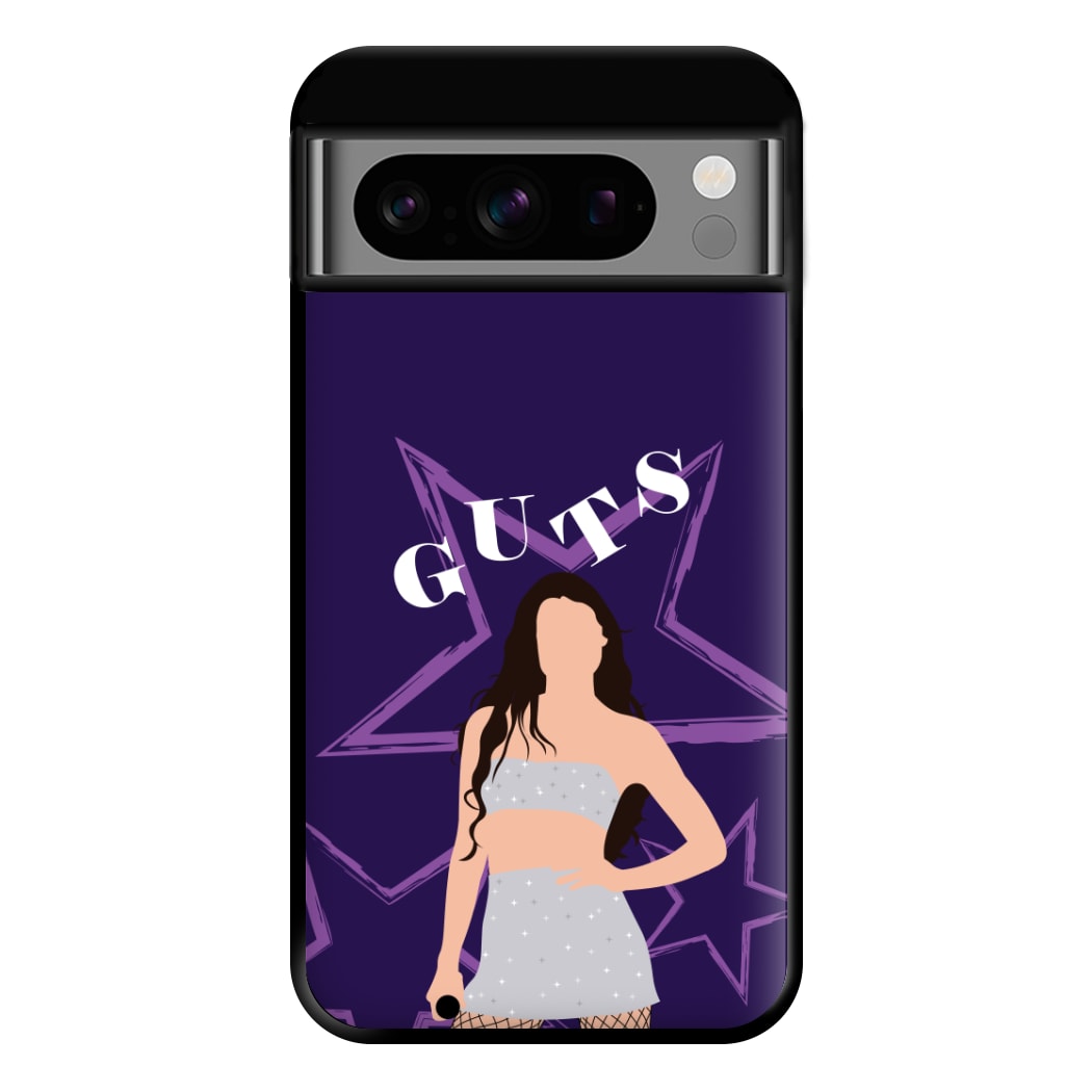 Dark Purple Olivia Phone Case for Google Pixel 8 Pro