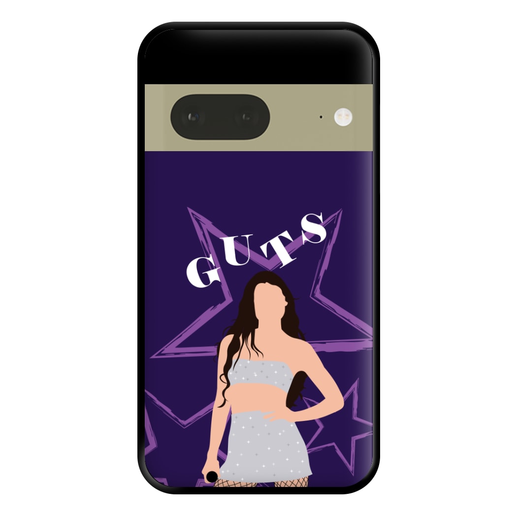 Dark Purple Olivia Phone Case for Google Pixel 7a