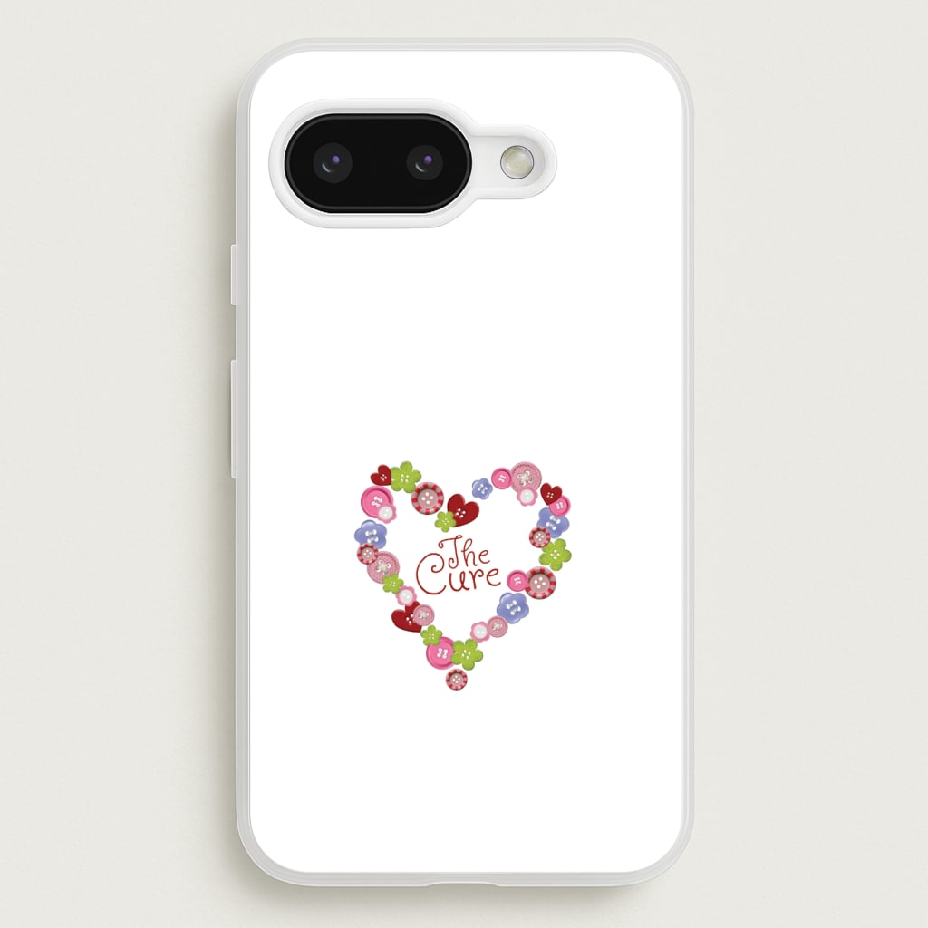 Button Heart Phone Case - Google Pixel 9a