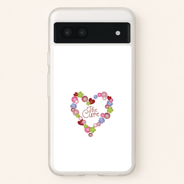 Button Heart Phone Case - Google Pixel 7a