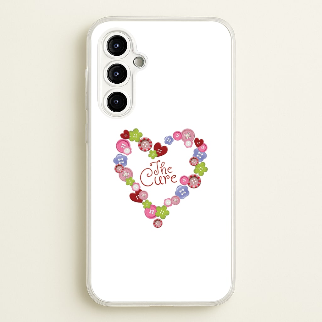 Button Heart Phone Case - Galaxy A54