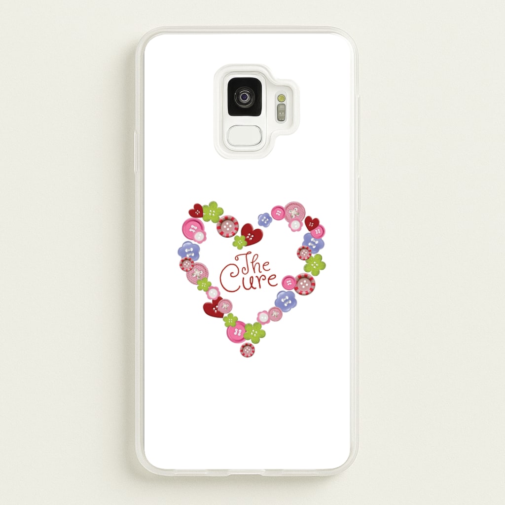 Button Heart Phone Case - Galaxy S9