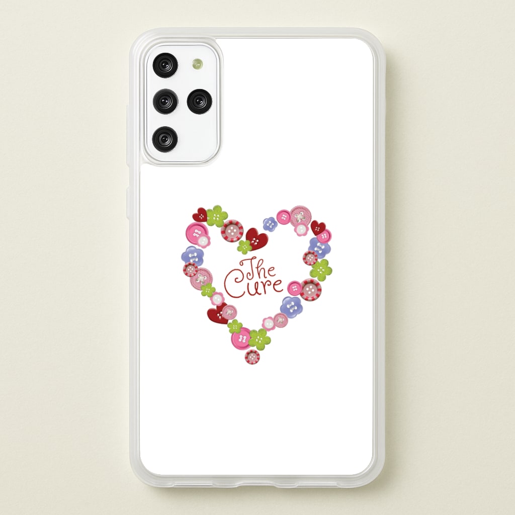 Button Heart Phone Case - Galaxy S20 Plus